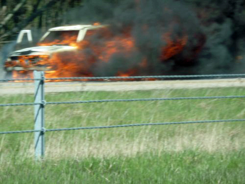 Vehicle fire 4/8/2012